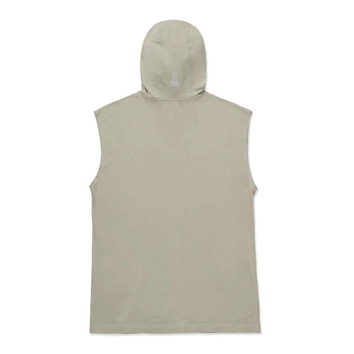 T-shirt senza maniche con cappuccio per uomo
