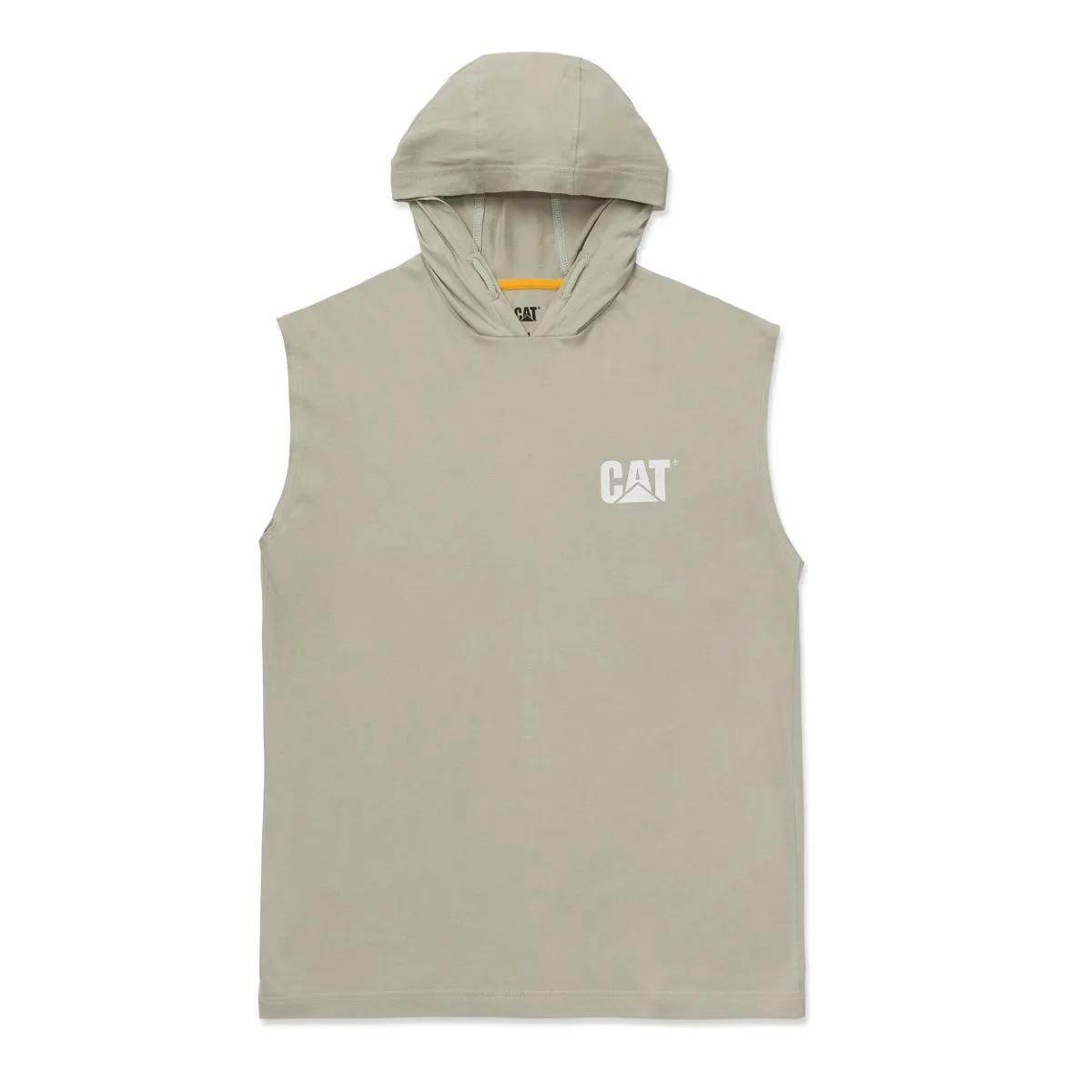 T-shirt senza maniche con cappuccio per uomo