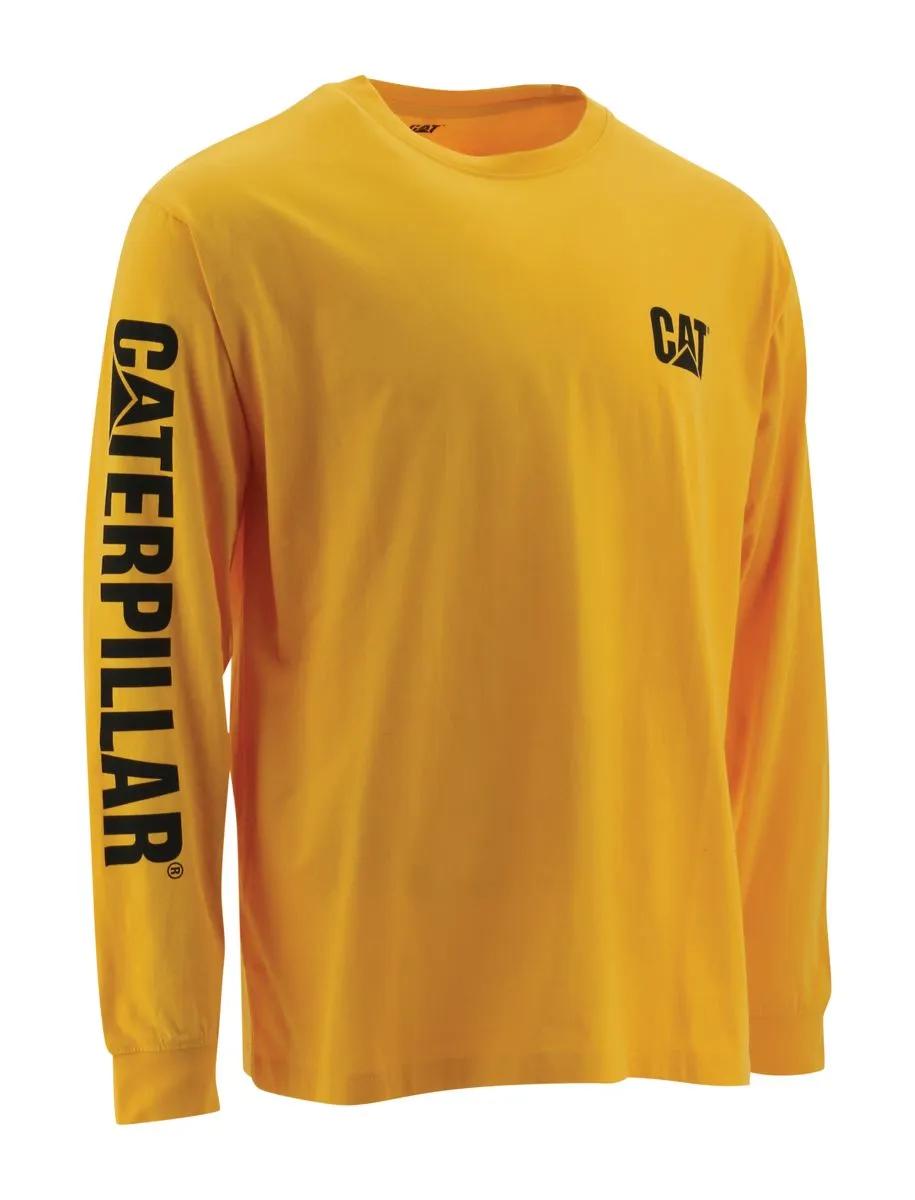 T-shirt a maniche lunghe con logo marchio uomo