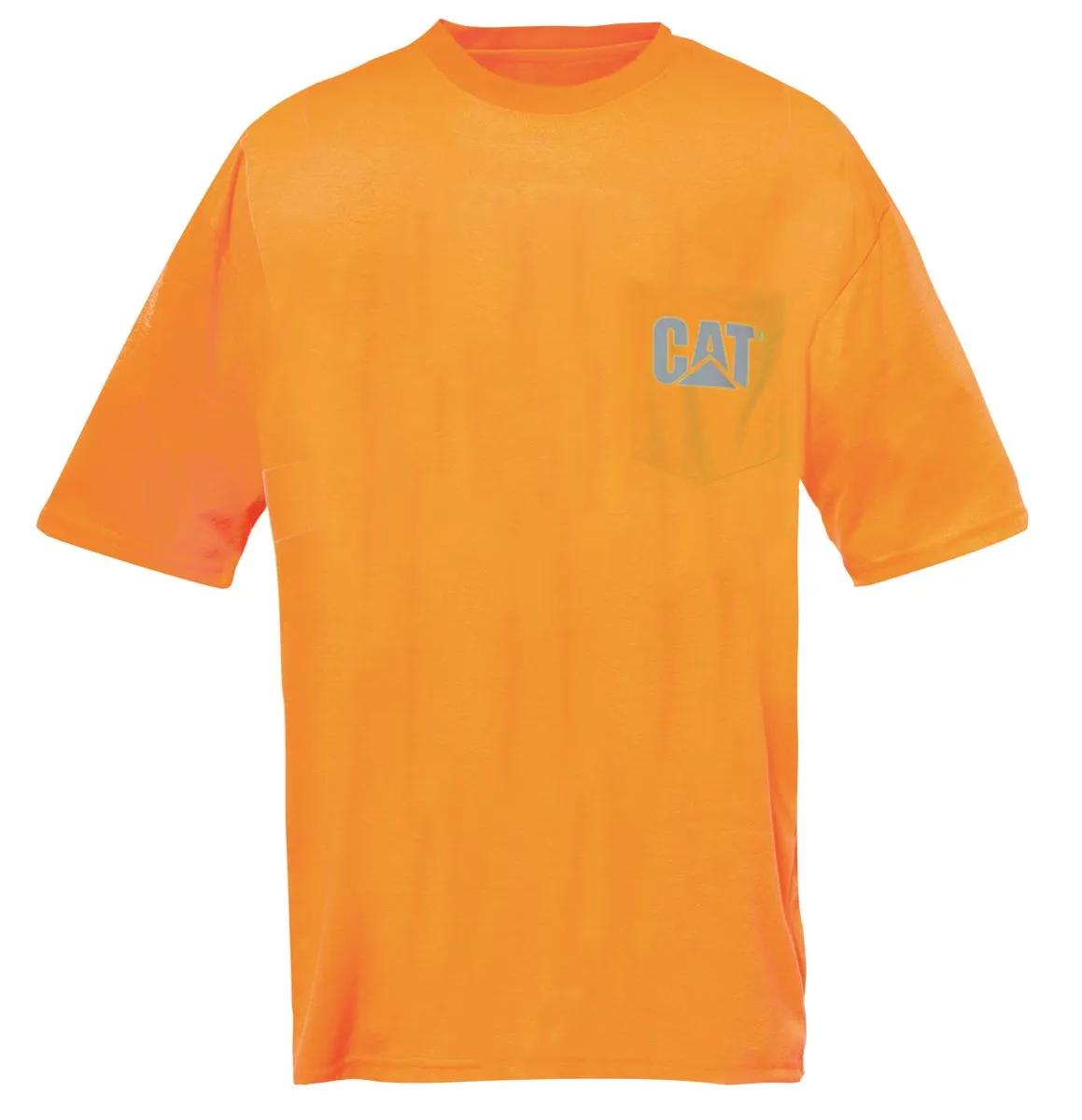 T-shirt uomo Hi-Vis con tasca per marchio