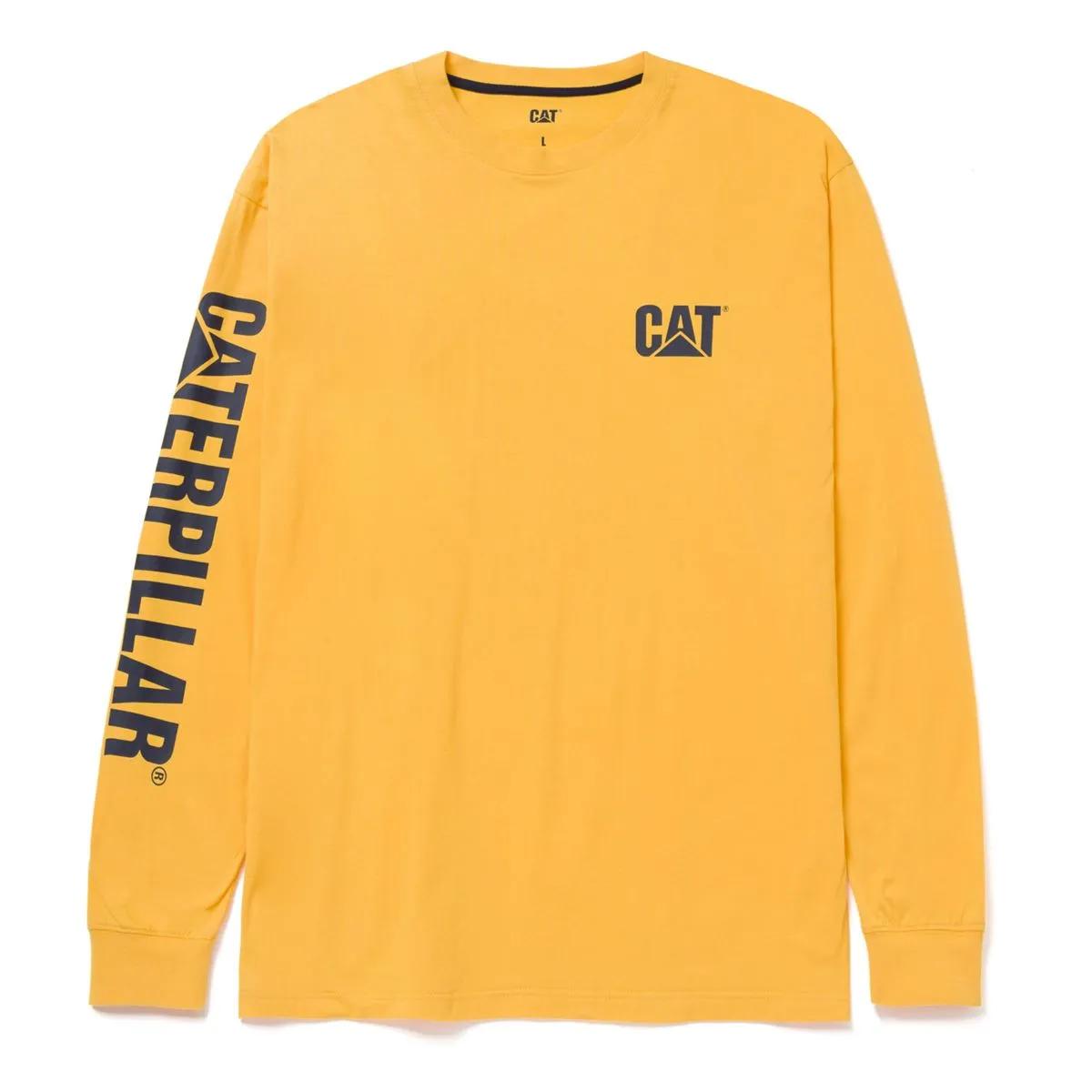 T-shirt a maniche lunghe con logo marchio uomo
