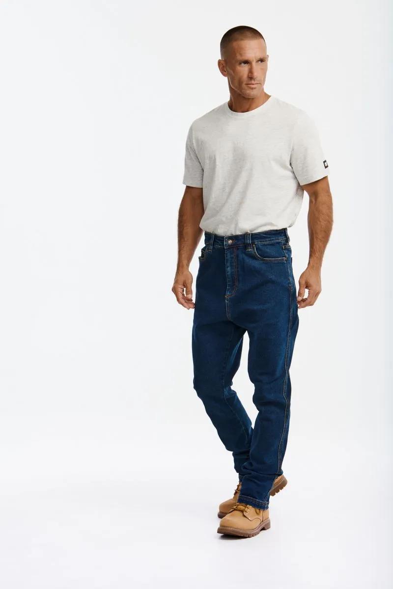 Pantaloni Jeans a Gamba Dritta Uomo